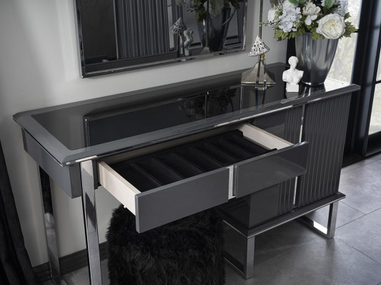 Luxus Schminktisch mit Spiegel Schlafzimmermöbel Design Modern Einrichtung