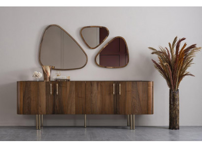 Sideboard mit 3x Spiegel Esszimmer Komplett Luxus Einrichtung Design Möbel