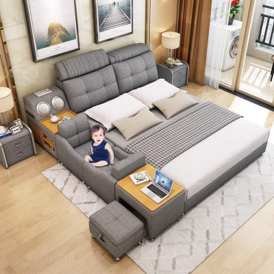 Multifunktion Bett Moderne Hotel Bett Multifunktion Sound 180x200 Bluetooth