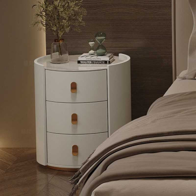 Nachttisch Kommode Beistell Tisch Nachtschrank 3 Schubladen Schlafzimmer
