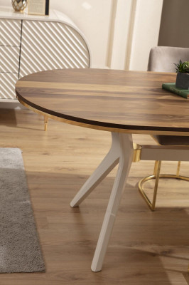 Esszimmer Luxus Stuhl Essgruppe Esstisch Tisch Stühle Weiß Set 8tlg