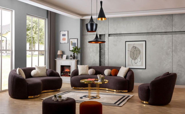 Stil Wohnzimmer Set Couchen Designer Sofagarnitur 4+3+1 Sitz Möbel