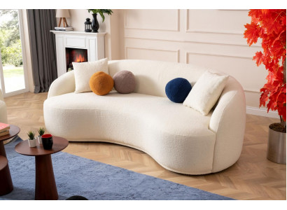 Design Couch Halbrunde Couchen Luxus Sofa Polster Möbel 4 Sitzer xxl big