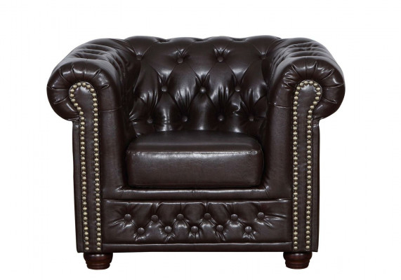 Chesterfield Sessel Fernseh Couch 1 Sitzer Sofa Textil Leder Couchen Polster