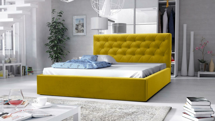 Luxus Bett Ehebett Stil Möbel Schlafzimmer Hotel Betten 180x200 Chesterfield