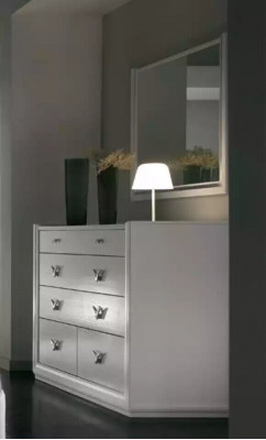 Luxus Schlafzimmer Möbel Bett 2x Nachttische Set Kommode Möbel 6tlg.Neu