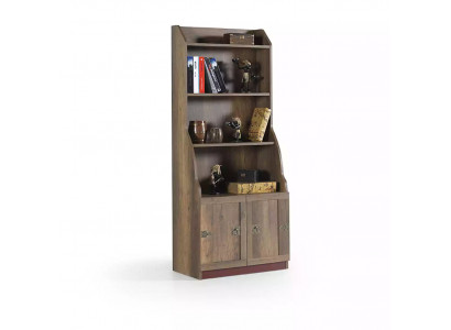 Kinderregal Bücherregal Bücherschrank Standregal Regal Holz Braun Schrank
