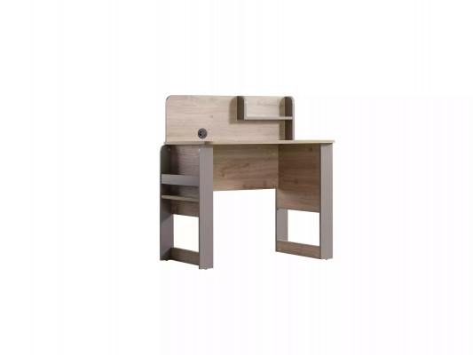 Garnitur Schreibtisch Holz Tisch Regal Braun Kinderzimmer Arbeitstisch