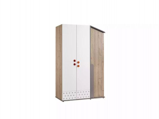 Modern Kleiderschrank Holzschrank Schrank Möbel Holz 3 Tür Design Weiß