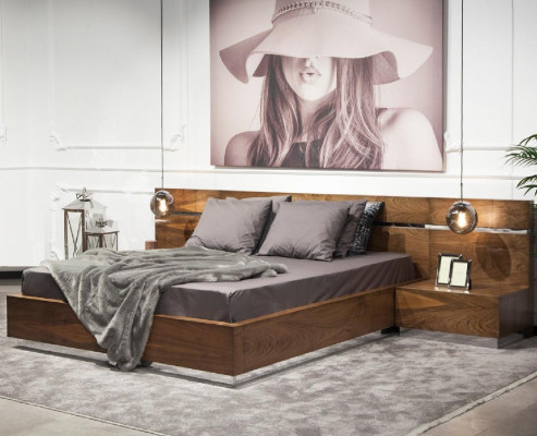 Luxus Schlafzimmer Möbel Kommode Kleiderschrank Nachttische Spiegel 6tlg