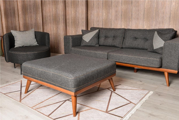 Graue Wohnzimmer Ecksofa Edle Couch Sitzgruppe Luxus Möbel Modern Sofas