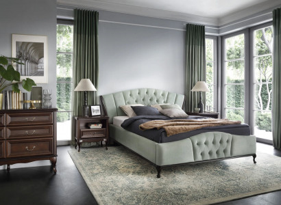 Bett Schlafzimmer Set Chesterfield Luxus Betten Möbel 2x Nachttisch 3tlg