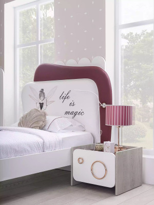 Kindermöbel Luxus Kinderzimmer Garnitur Bett Schreibtisch Regal 4tlg
