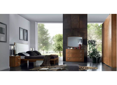 Schlafzimmer Set Bett 2x Nachttisch Kommode 6tlg Design Luxus Komplett