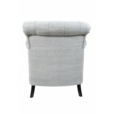 Sessel Club Lounge Designer Stuhl Polster Sofa 1 Sitzer Relax Fernseher Grau