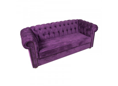 Sofa 3 Sitzer Chesterfield Couch Schlafsofa Bettfunktion Couchen Sofas Stoff Neu