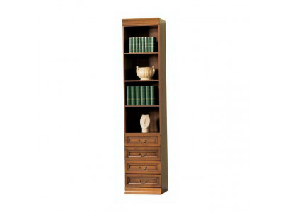 Klassische Schränke Schrank Schrankwand Bücherregal Vitrine Bücherschrank SE-6