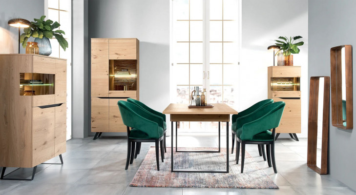  Möbel Hotel Anrichte Modern Kommode Schrank Kommoden Holz Regal 3 Türen