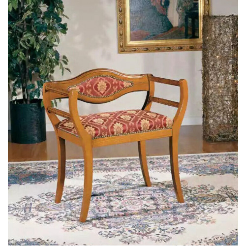 Stuhl Polster Sitz Designer Textil Polsterstuhl Sitzmöbel Telefon Bank