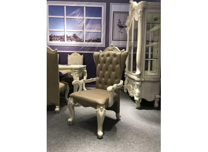Stuhl Thron Sessel Holz Set Esszimmer Designer Antik Stil Rokoko Barock