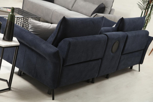 Sofagarnitur Luxus Dreisitzer Sofa Polster Sessel Wohnzimmer Couch Neu