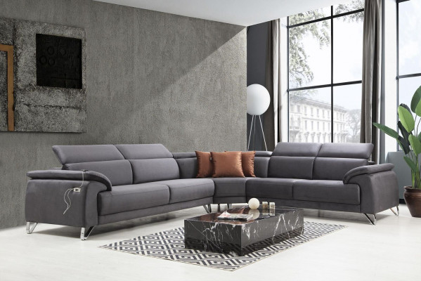 Sofa Couch Ecksofa L-form Polstersofa Sitzmöbel Modern Luxus Möbel Wohnzimmer