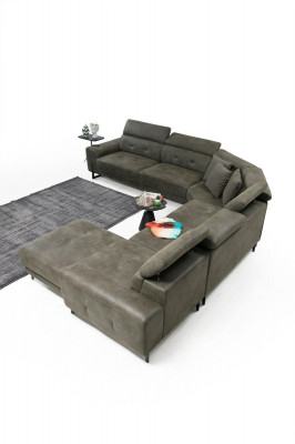 Wohnzimmer Ecksofa U-Form Luxus Möbel Modern Sofa Couch Eckgarnitur