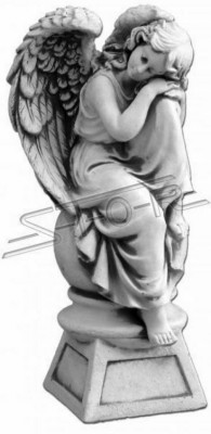 Grabschmuck Grab Stein Dekoration Figur Skulptur Engel Gott Deko Heilig