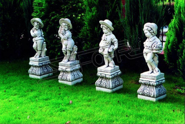 Junge 70cm Figur Statue Figuren Skulptur Statuen Garten