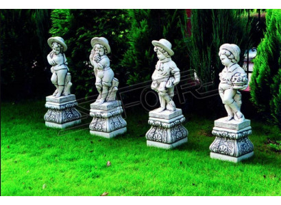 Junge 70cm Skulptur Design Figur Statue Garten Figuren Statuen