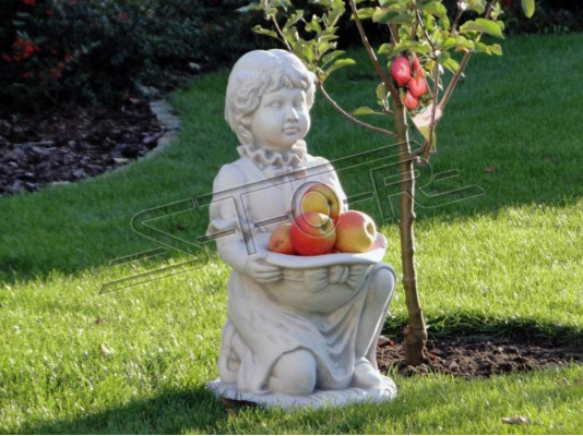 Kind Figur Skulptur Figuren Statue Figur Deko Design Garten Dekoration Terrasse