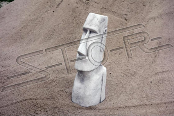 Moai Statue Skulptur Figur Designer Garten Terrasen Deko Skulpturen