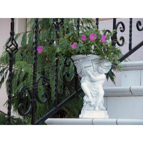 Natur Blumenkübel Pflanz Kübel Dekoration Figur Vasen Blumentöpfe Garten