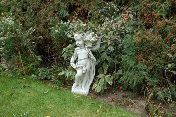 Natur Blumenkübel Pflanz Kübel Dekoration Garten Blumentöpfe Vasen Figur