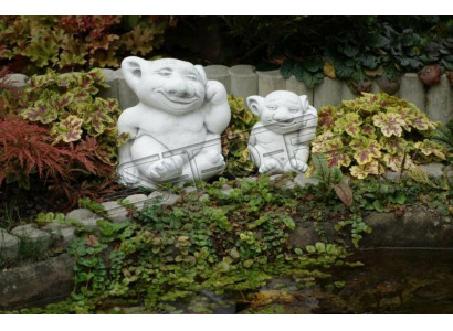 Troll 18cm Skulptur Design Figur Statue Garten Dekorative Figuren Statuen