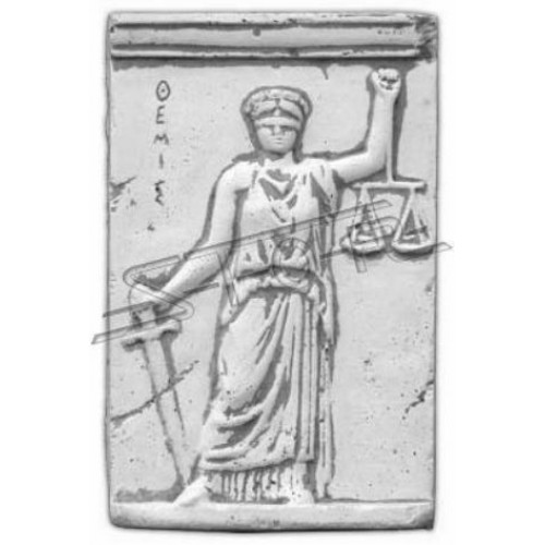 Wandrelief Relief Wandbild Bild Bilder Justizia Dekor Gerechtigkeit Gemälde