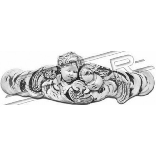 Wandrelief Steinplatte Bild Stein Gemälde Engel Relief Bilder