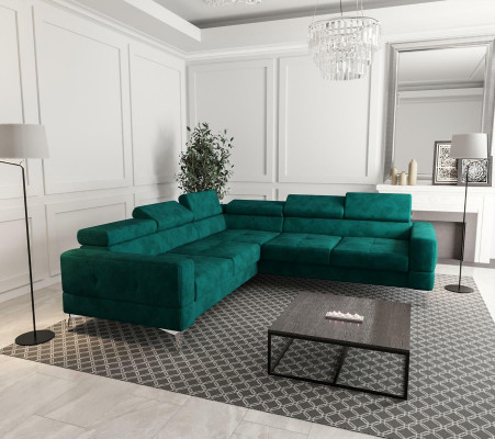 Ecksofa Wohnzimmer L Form Sofas Couch Design Polsterung Textil Modern Couchen