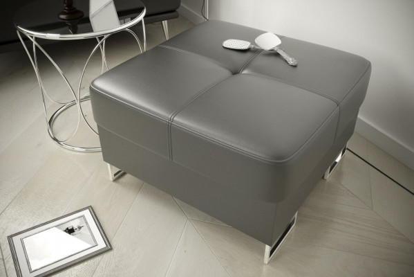 Hocker Bank Textil Stoff Holz Stil Designer Neu Sitz Polster Bank Polster Sitz