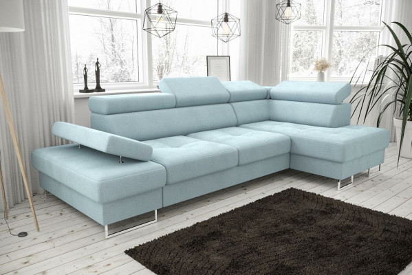 Sofas L Form Sofa Couch Polster Wohnlandschaft Design Ecksofa Textil Leder Neu