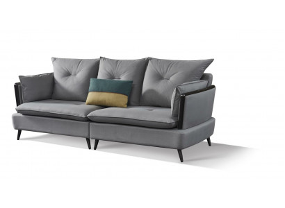 Sofa 3 Sitzer Textil Sofas Couch Polster Garnitur Sofagarnitur Moderne Couchen