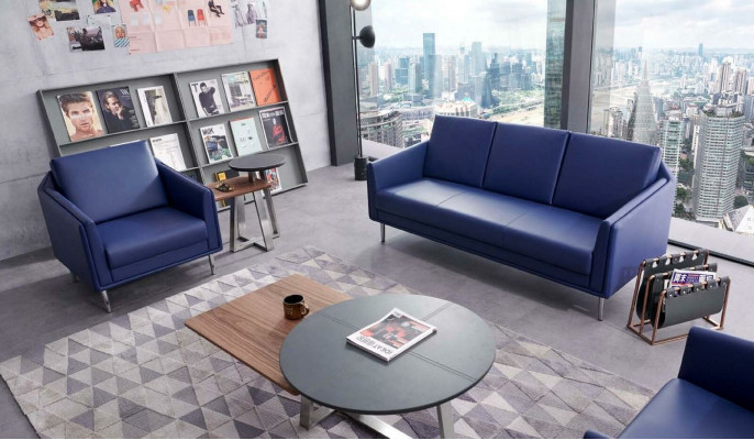 Designer Garnitur Sitz Polster Gruppe 3+1 Couch Sofagarnituren Lounge