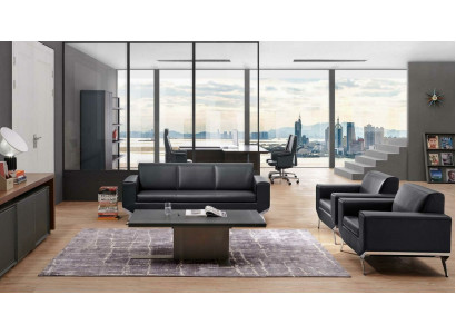 Designer Sitz Polster Gruppe Garnitur 3+1 Couch Sofagarnituren Deko Lounge