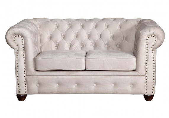 Chesterfield Sofagarnitur Couch Set 321+Hocker Sitz Polster Garnituren Textil