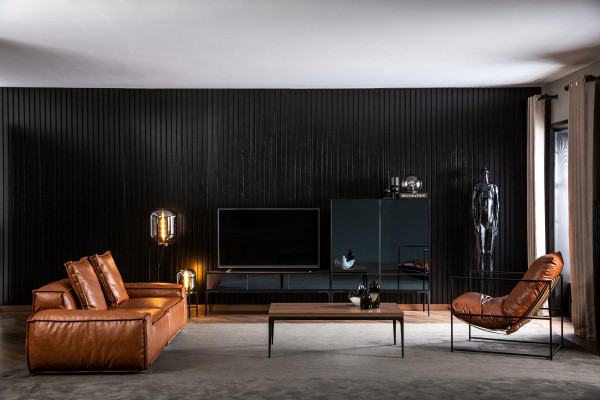 rtv Wohnwand mit Spiegel tv Fronten Schrank Schwarz Braune Schrank Wand