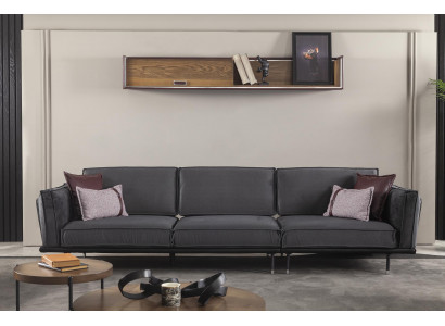 Big Sofa 330cm Stoff xxl Couch Stoffsofa Polster Sitzpolster Möbel Textil