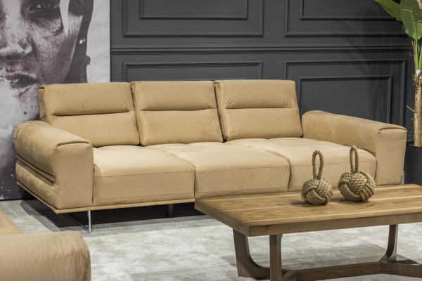 Sofagarnitur 3+1 Sitzer Couch Polster Couchtisch Sofa Tisch 3tlg. Möbel Set