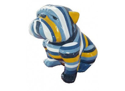Dekoration Hund Garten Skulptur Skulpturen Design Figur Statue Moderne Figuren