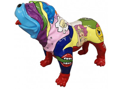 Dekoration Hund Garten Skulptur Skulpturen Designer Figur Statue Moderne Figuren