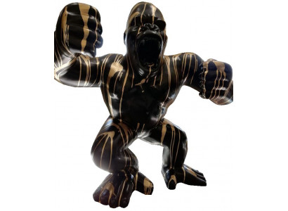 Design Figur Statue Skulpture Figuren Gorilla Abstrakte Terrasse Dekoration Deko